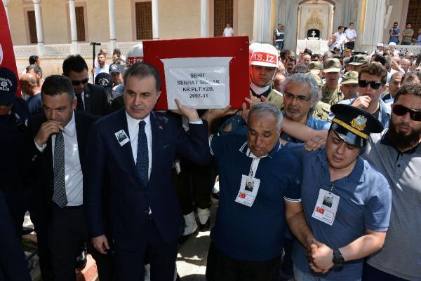 Helikopter şehidi pilot yüzbaşıya veda