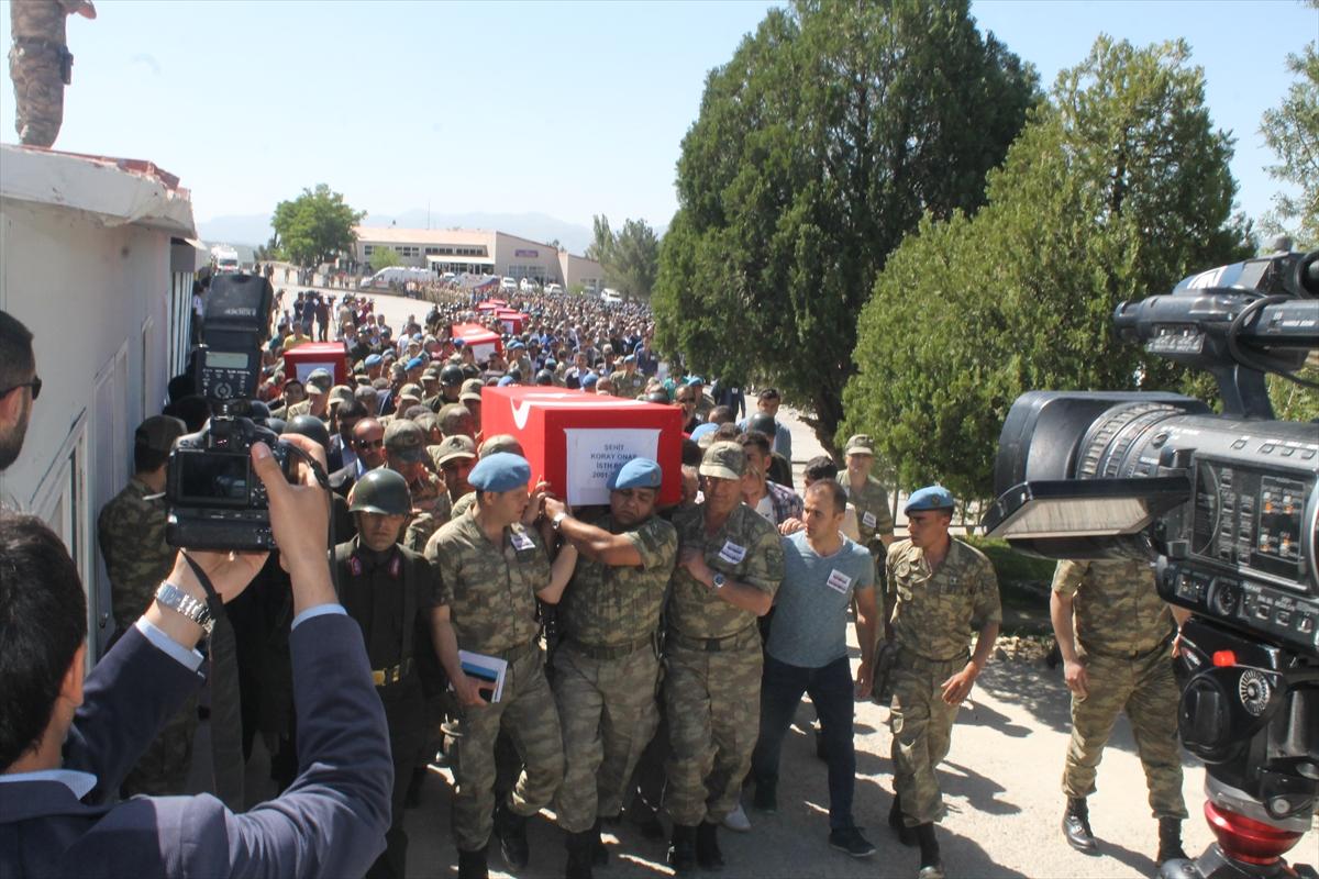 Şırnak Şehitleri için askeri tören