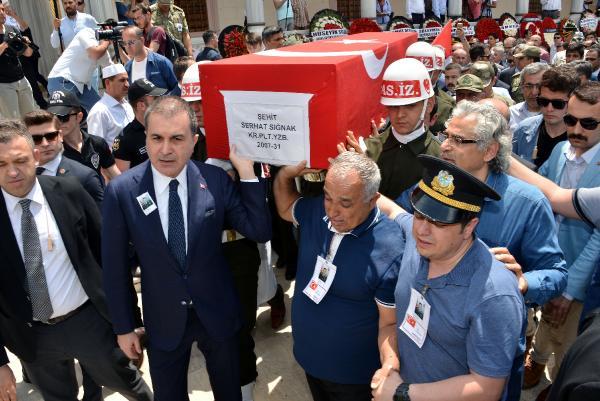 Helikopter şehidi pilot yüzbaşıya veda