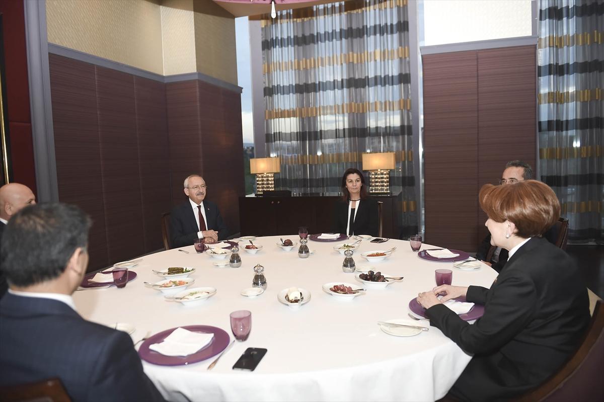 Kılıçdaroğlu, Meral Akşener ile iftar yaptı