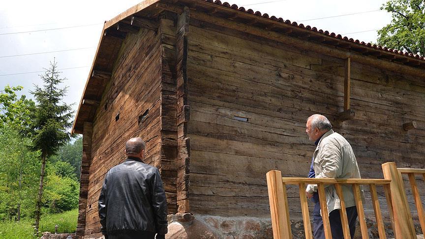 Ordu'da çivisiz cami ibadete açıldı