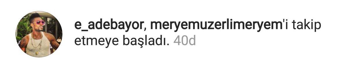 Meryem Uzerli-Adebayor yakınlaşması