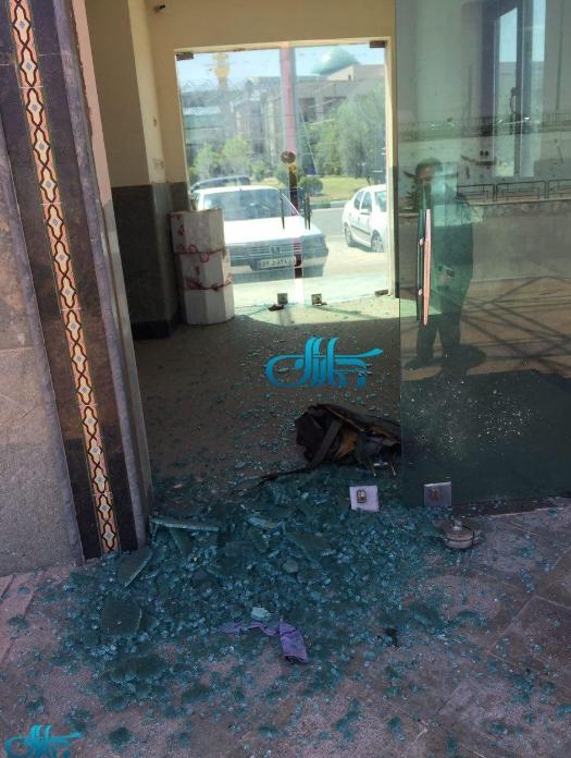 Humeyni'nin mezarına saldırı anı