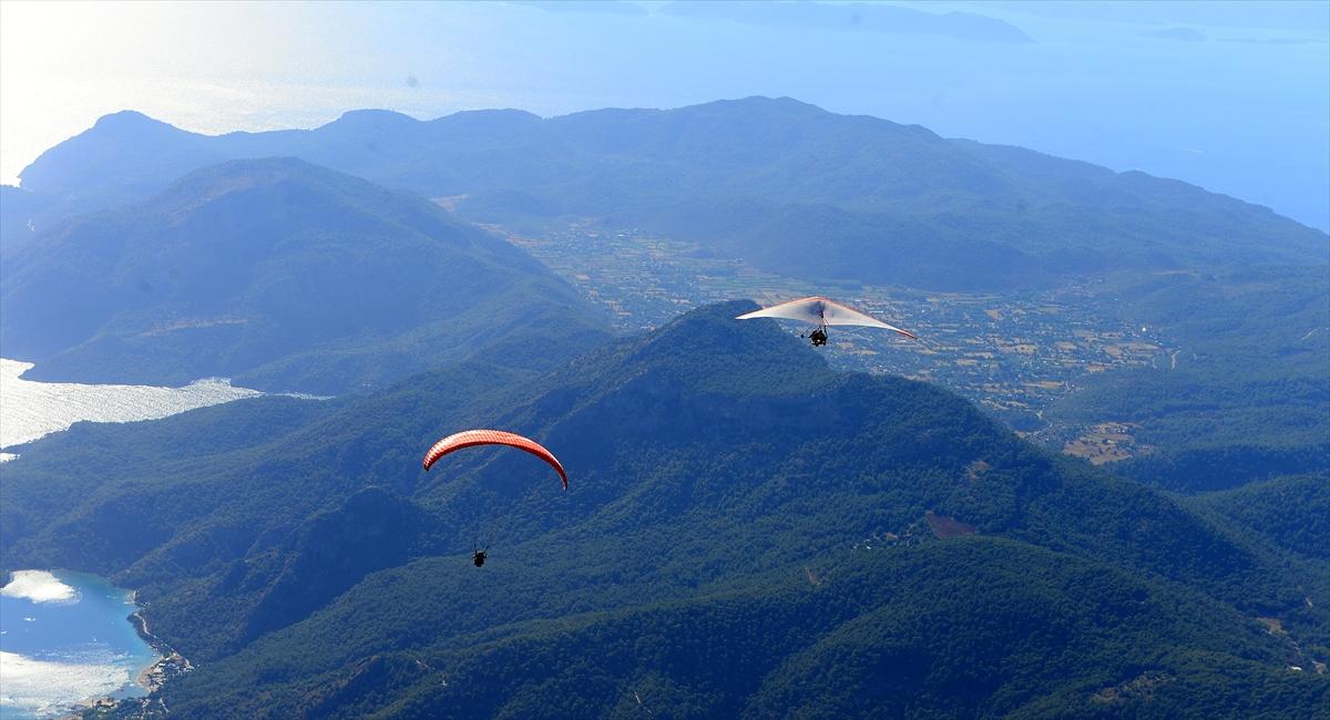 Ölüdeniz'in havadan göz kamaştıran güzelliği