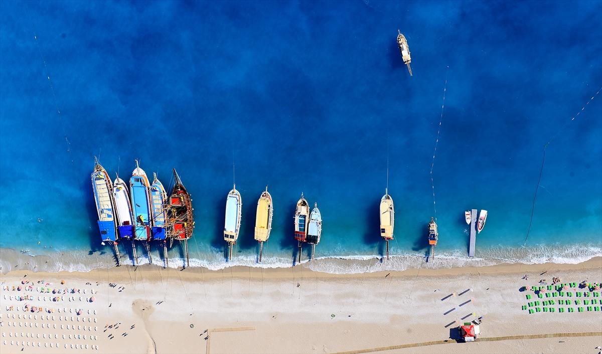 Ölüdeniz'in havadan göz kamaştıran güzelliği