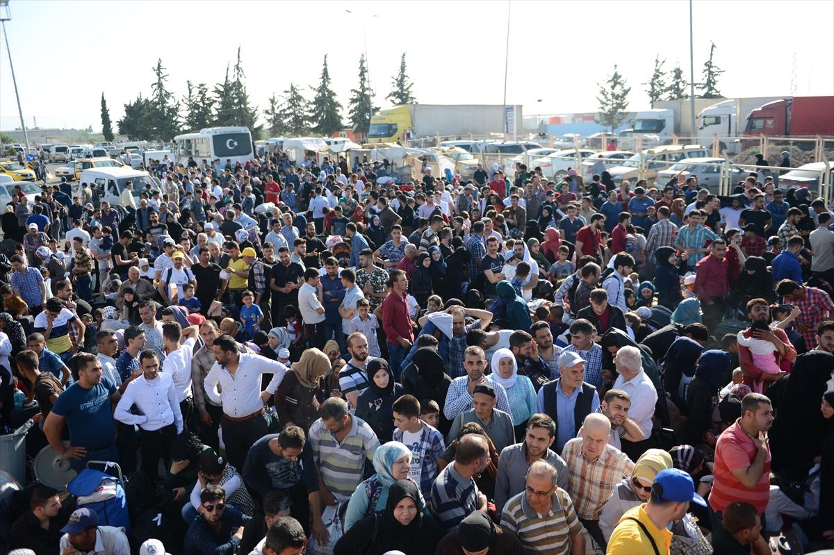 Suriyelilerin bayram yolculuğu