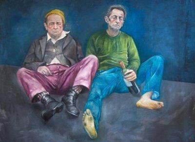 Suriyeli sığınmacı dünya liderlerini mülteci olarak çizdi