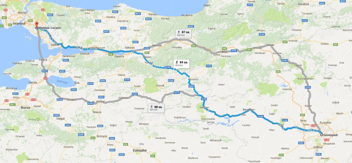 CHP'nin Ankara'dan İstanbul'a yürüyüş eylemi