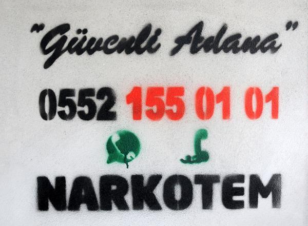 Adana'da uyuşturucuya karşı ihbar hattı