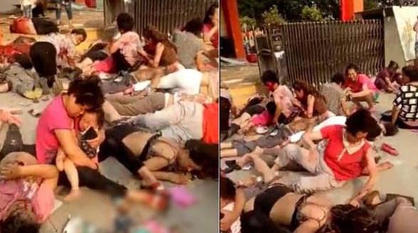 Çin'de kreş yakınında patlama