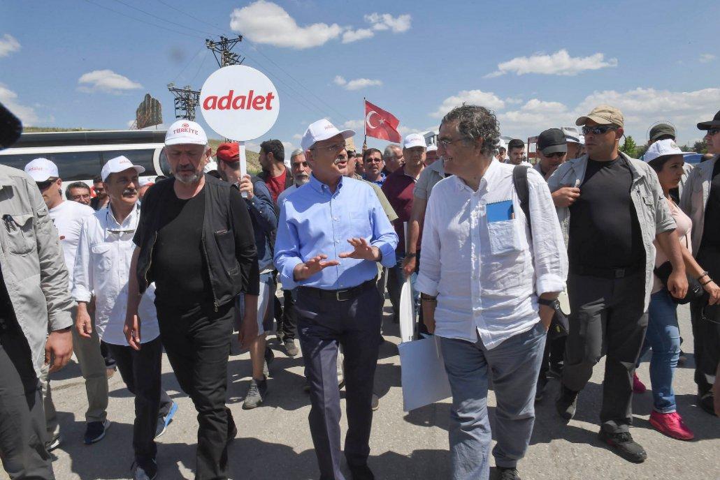 Hasan Cemal Adalet Yürüyüşü'nde