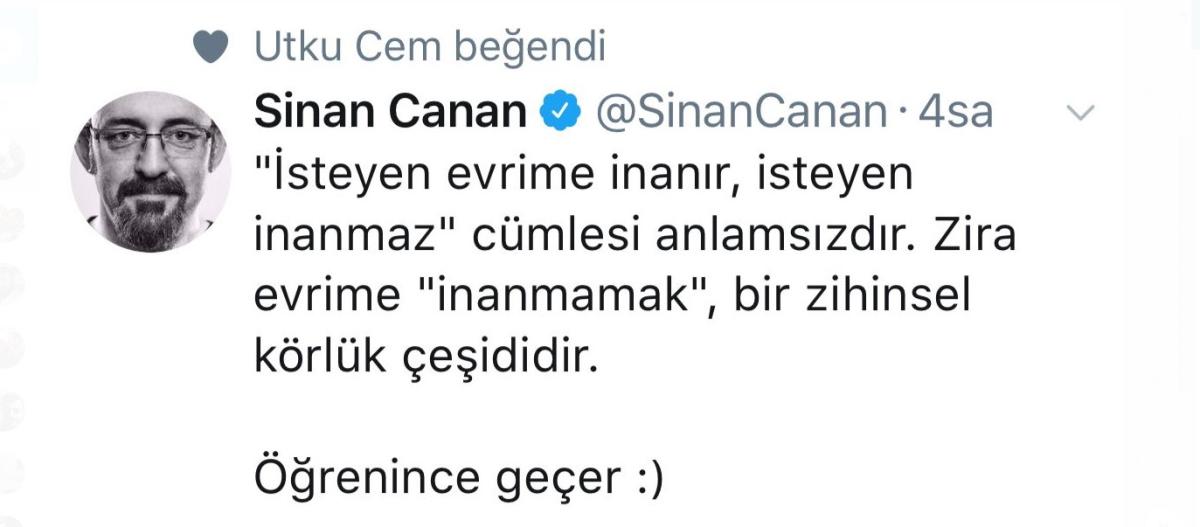 Aziz Sancar'ın evrim yorumuna tepkiler