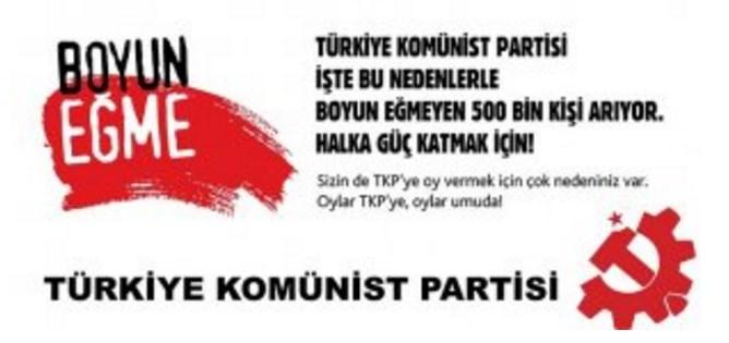 Kılıçdaroğlu'nun oğlu TKP'nin sloganıyla yürüdü
