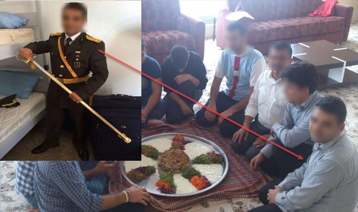 FETÖ'cü subayın maklube sofrasında fotoğrafı ortaya çıktı
