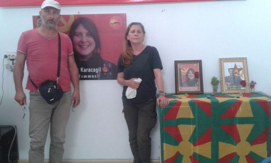 Kırmızı fularlı teröristin anne ve babası serbest