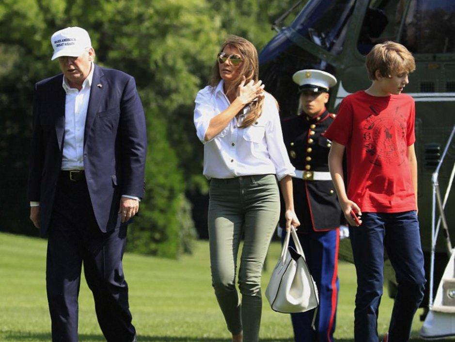 Trump Beyaz Saray'a döndü