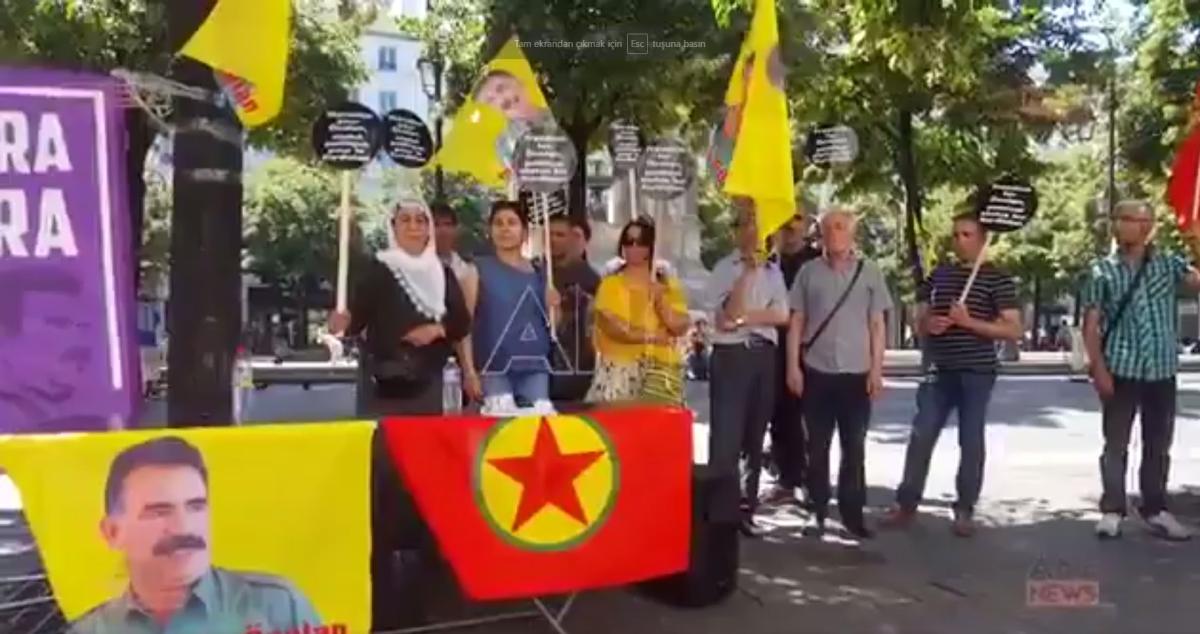 Fransa'da terör sempatizanları eylem yaptı