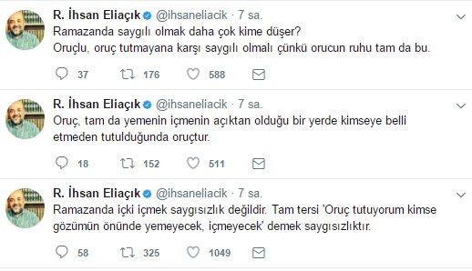 İhsan Eliaçık Ramazan'da içki içmeyi savundu