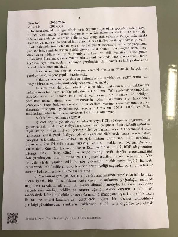 Yargıtay'dan HDP'lileri aklayacak karar