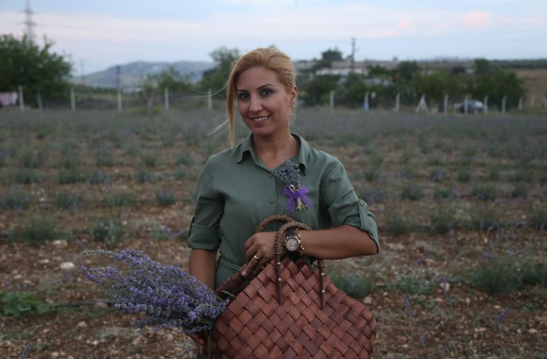 Adana'da lavanta hasat töreni
