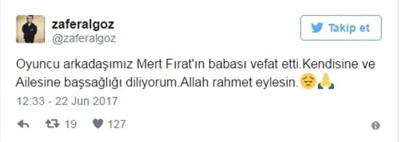 Mert Fırat'ın babası vefat etti