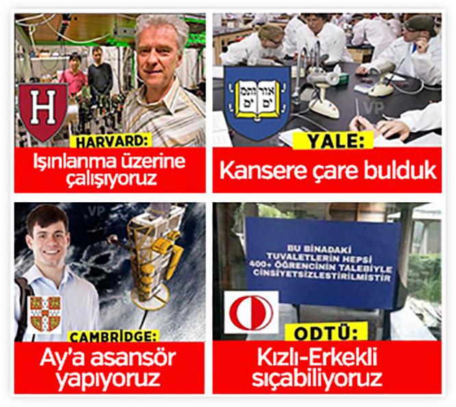 ODTÜ kızlı erkekli tuvaletle bilim dünyasında çığır açtı