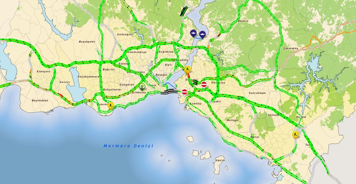 Tatilciler gitti trafik rahatladı