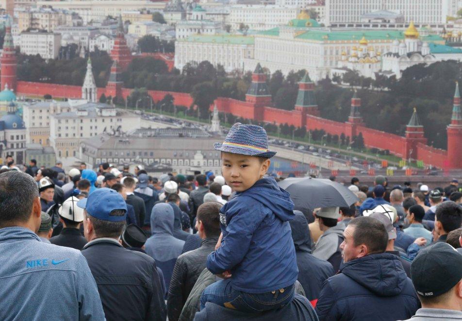 Moskova'da Ramazan Bayramı coşkusu