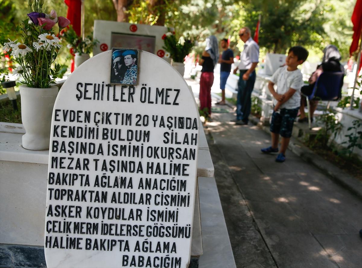 Ramazan Bayramı'nda şehitler unutulmadı