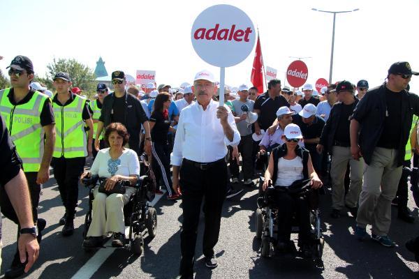 Kılıçdaroğlu: Yürüyüşümüzün adı adalet