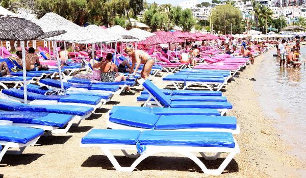 Bodrum sıcaktan kavruldu, plajlar bile boşaldı