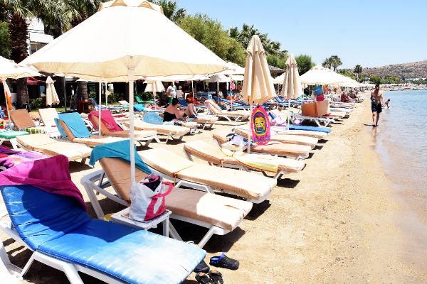 Bodrum sıcaktan kavruldu, plajlar bile boşaldı