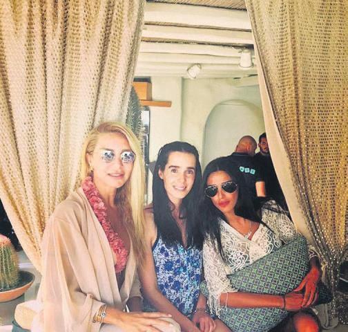 Reçber çifti Mikonos Adası'nda