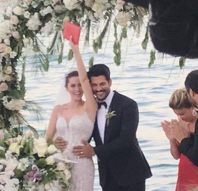 Fahriye Evcen ve Burak Özçivit'in düğünü