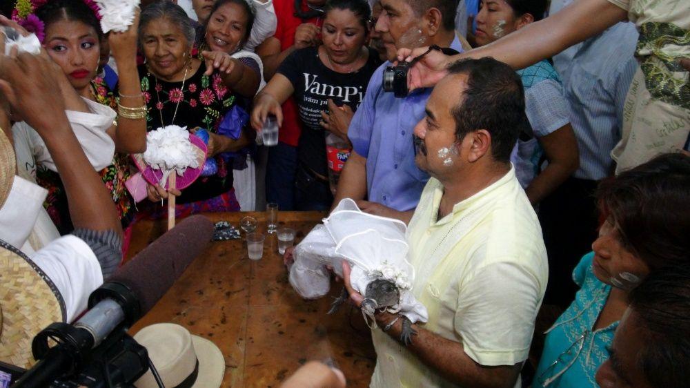 Timsahla evlenen belediye başkanı