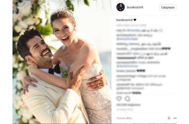 Fahriye Evcen'den düğün sonrası ilk paylaşım