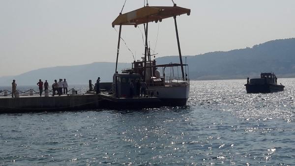 Atatürk'ün gezi teknesi M/G Acar Çanakkale'de 