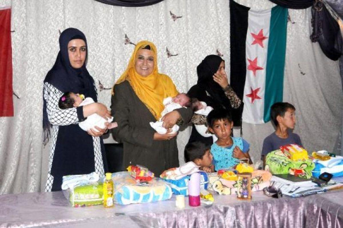 Suriyeli çiftin üçüzleri oldu