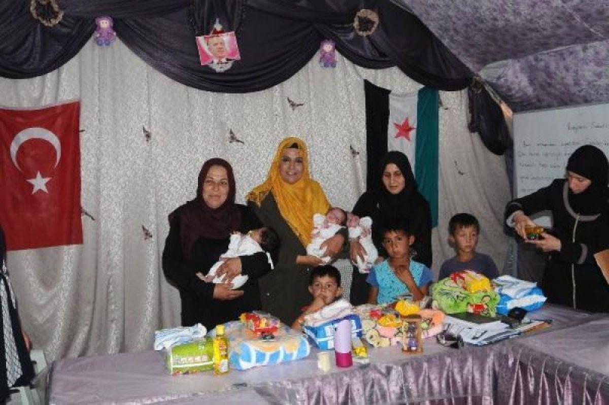 Suriyeli çiftin üçüzleri oldu