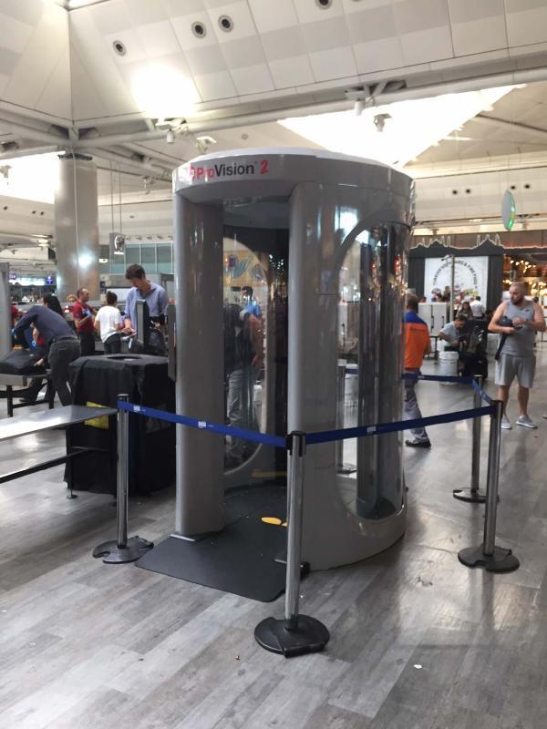 Atatürk Havalimanı'nda vücut tarayıcı cihazlar kuruldu