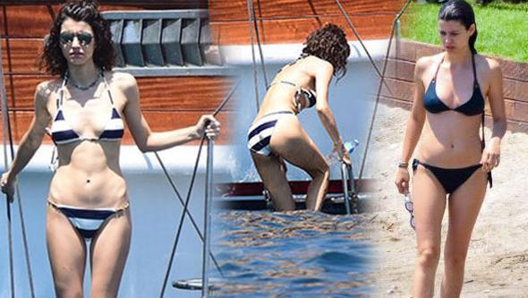 Beren Saat bikinili görüntülendi