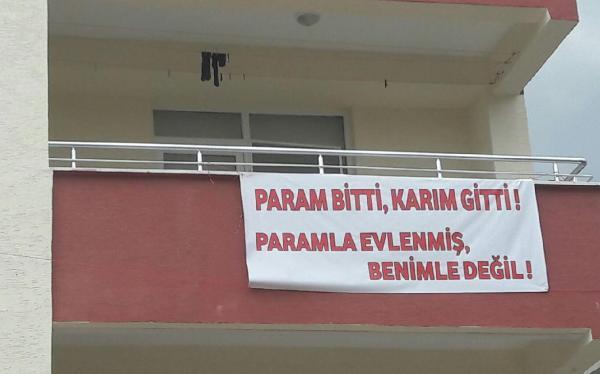 İhraç edilen polisten kendisini terk eden eşine tepki