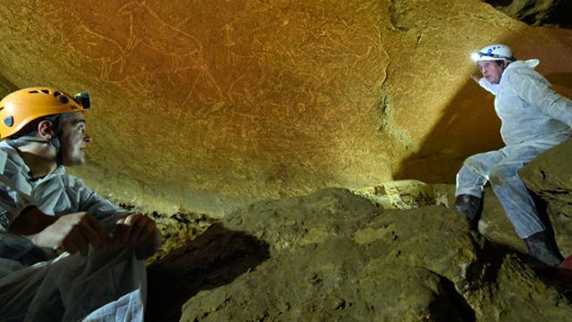 İspanya'da 14 bin yıllık hayvan resimleri bulundu