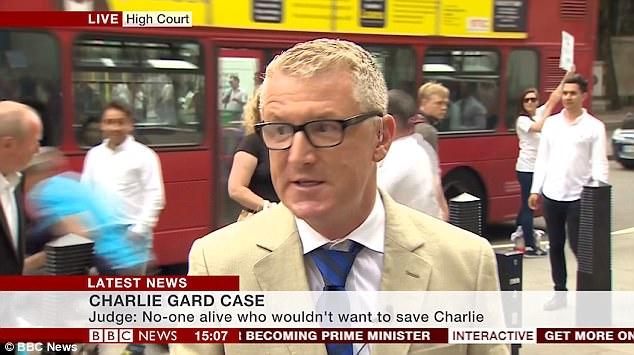 BBC canlı yayınında kaza