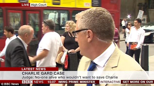 BBC canlı yayınında kaza