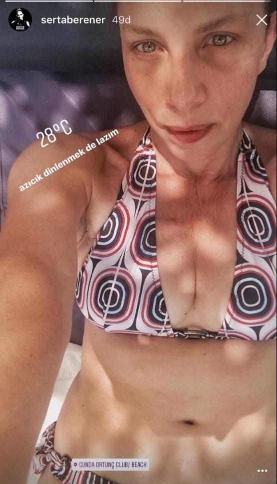 Sertab Erener'in bikinili fotoğrafı