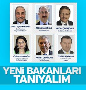 Kabineye 5 yeni isim girdi