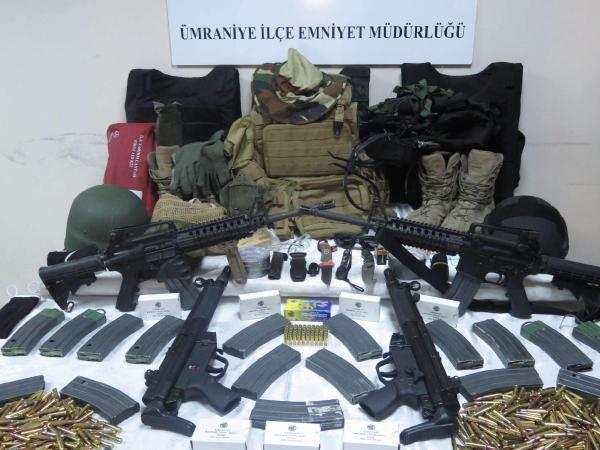 FETÖ şüphelisi eski SAT komandosunun evi cephanelik çıktı