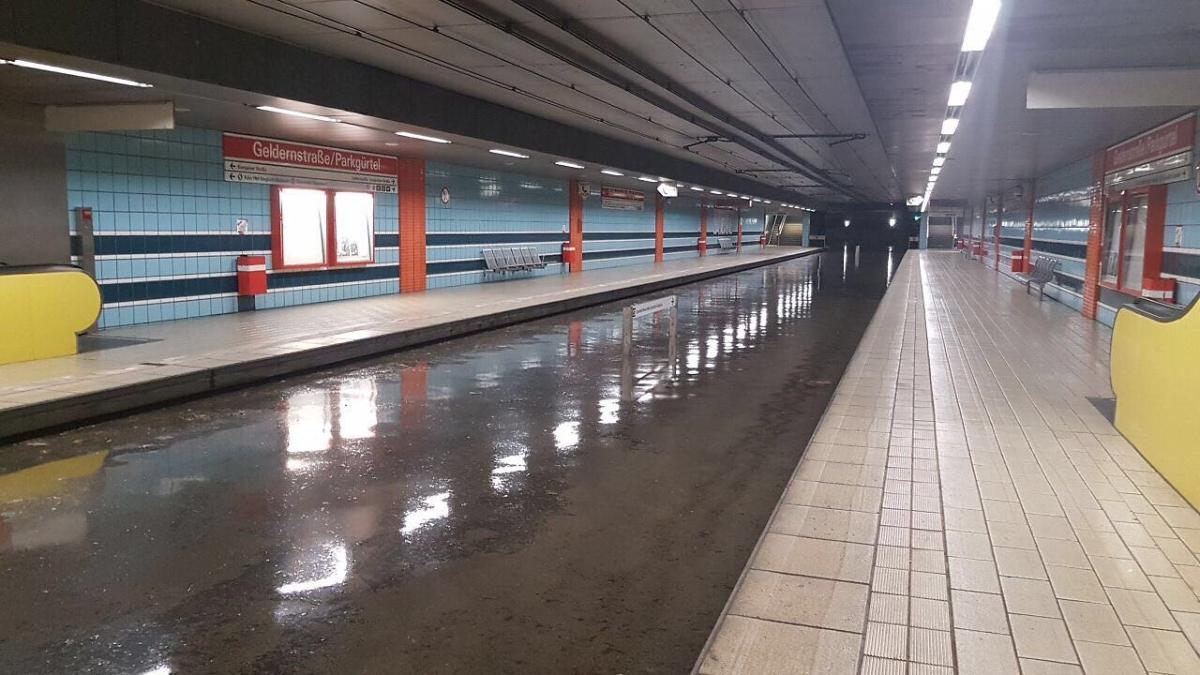 Köln yağmur sularına teslim oldu