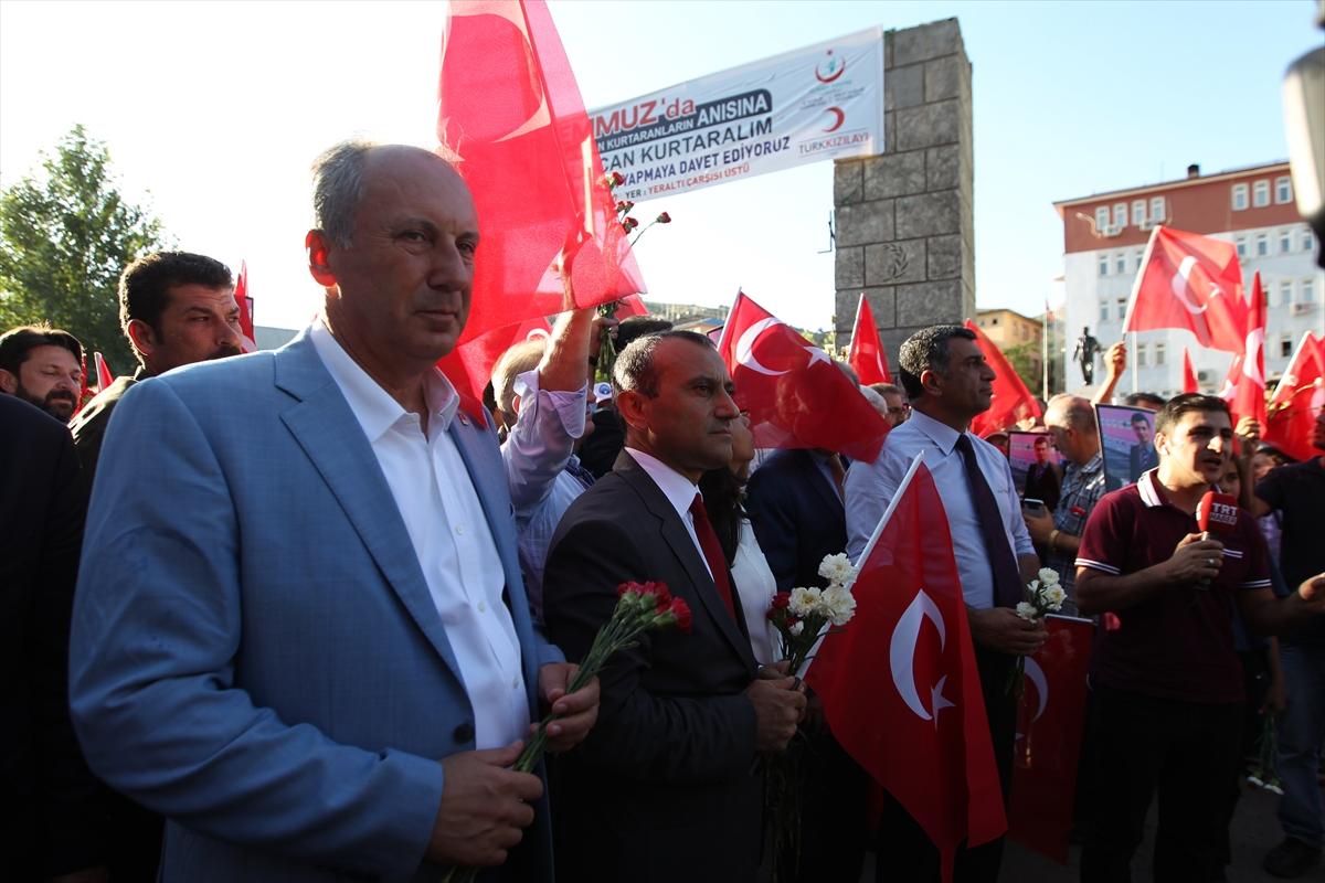 CHP Tunceli'de şehitler için yürüdü